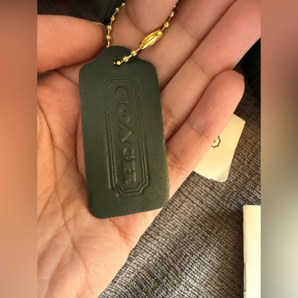 RARE Vintage Coach Littleton Drawstring Mini (NWT and booklet) - Bottle Green! - Picture 7 of 14